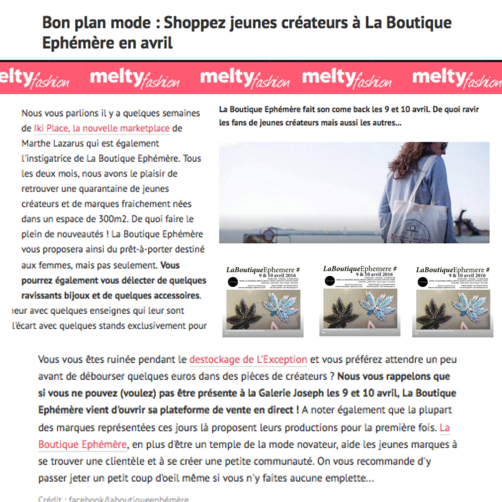 Merci Melty Fashion +++