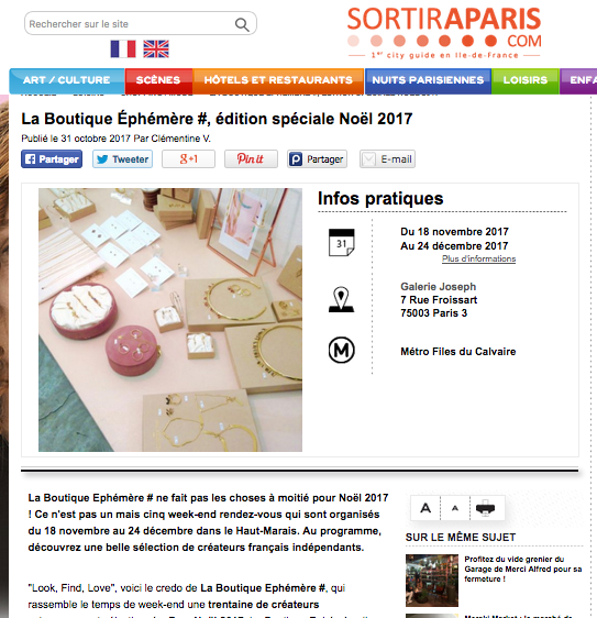 Merci Sortir à paris +++