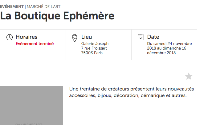 merci connaissance des arts